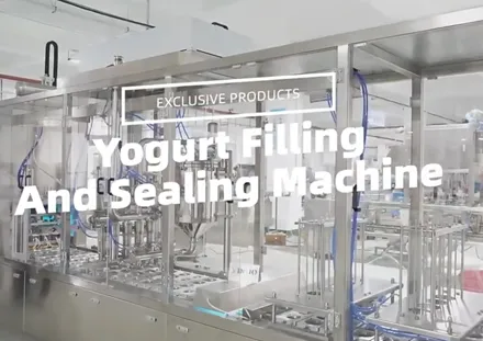 Fully Automatic Yogurt Filling and Sealing Machine Yogurt Packaging Machine Yogurt Production Line