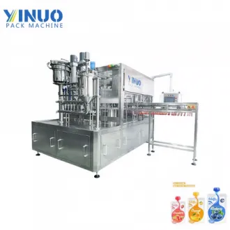 Fruit Puree Baby Food Spout Pouch Filling and Capping Machine