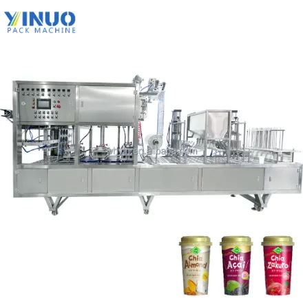 YJN-FSC130-C10 Automatic Juice Cup Filling and Sealing Machine