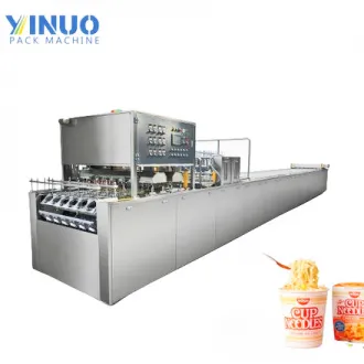 Pneumatic and Electric Paper Cup Instant Noodle Sealing Machine