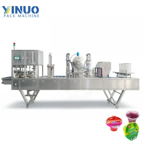 Automatic Jelly Cup Filling and Sealing Machine | High-Speed Jelly Packaging Equipment for Plastic or Paper Cups