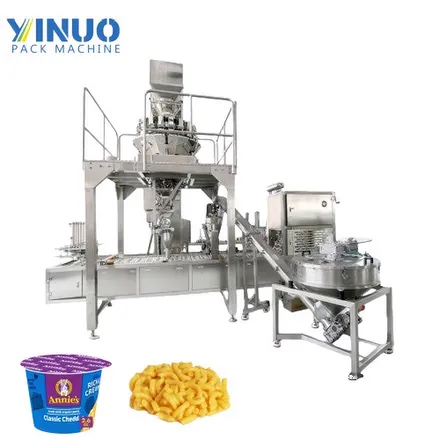 Macaroni / Pasta Cup Multi-Head Weigher Filling & Sealing Packaging Machine