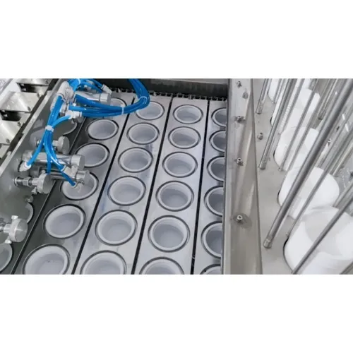 Automatic cup dropping