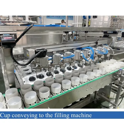 Automatic Fruit Pulp Jelly Filling and Sealing Machine for Cup Beverage Packaging