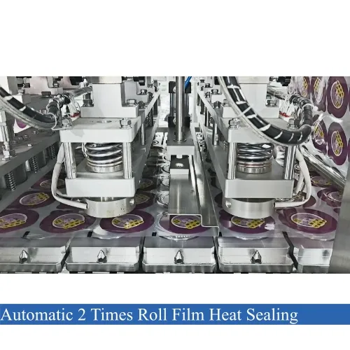 Automatic Fruit Pulp Jelly Filling and Sealing Machine for Cup Beverage Packaging